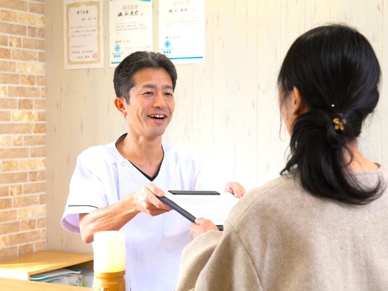 問診表の記入
